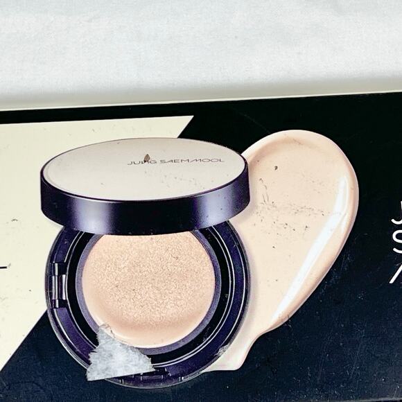 Jung Saem Mool Essential Skin Nuder Cushion 14g + (2) Refills #21 Medium EXP2027 - Picture 7 of 12